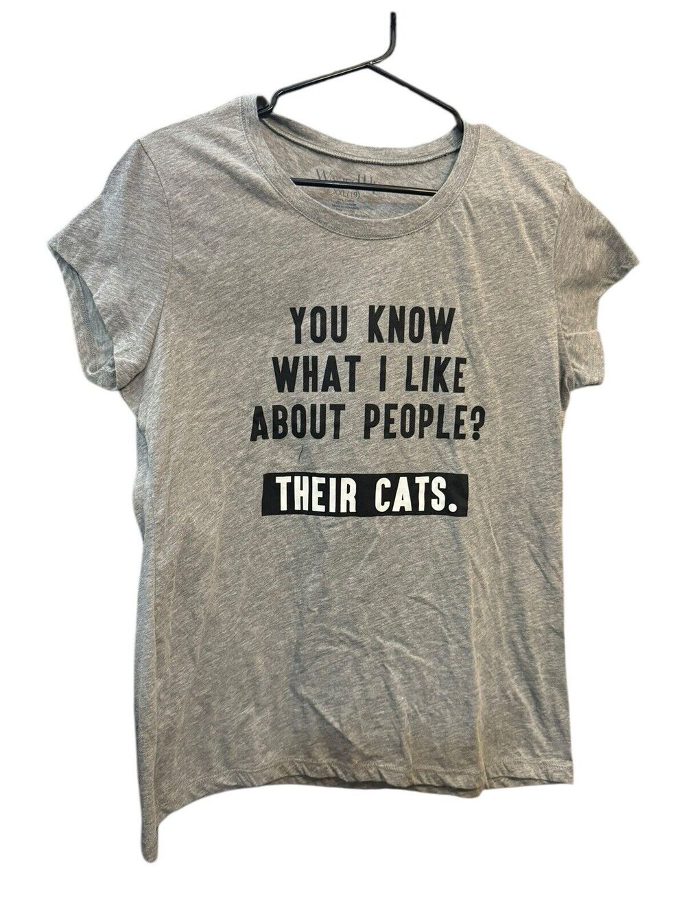 You Know What I Like About People? Their Cat Women's T-shirt XXL